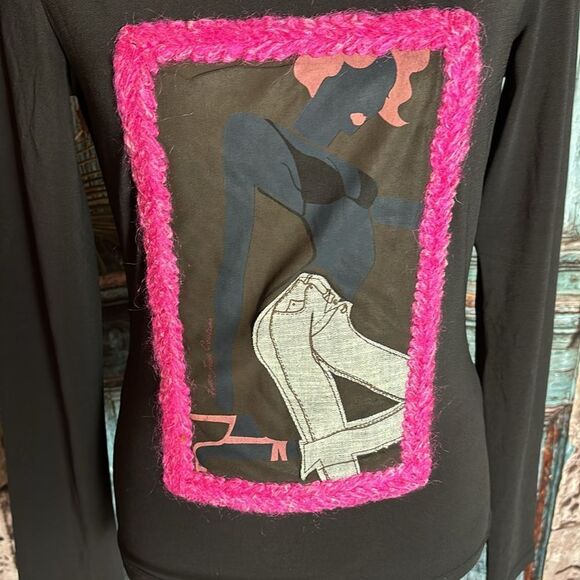 Versace Jeans Couture long sleeve top, size large, excellent condition - Picture 2 of 12